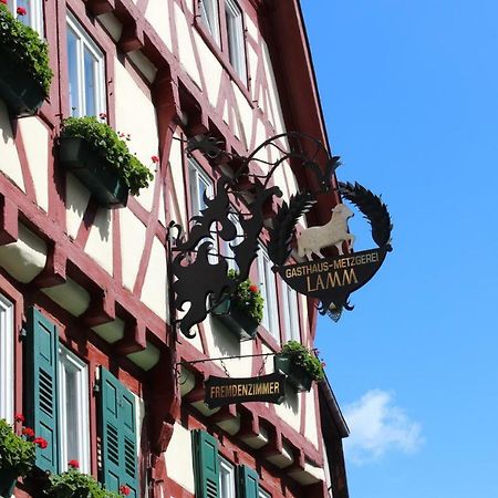 Hotel & Restaurant Lamm Mosbach (Neckar-Odenwald) Exterior foto