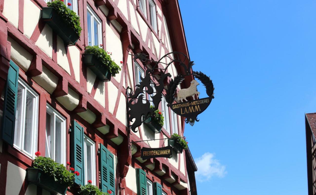 Hotel & Restaurant Lamm Mosbach (Neckar-Odenwald) Exterior foto